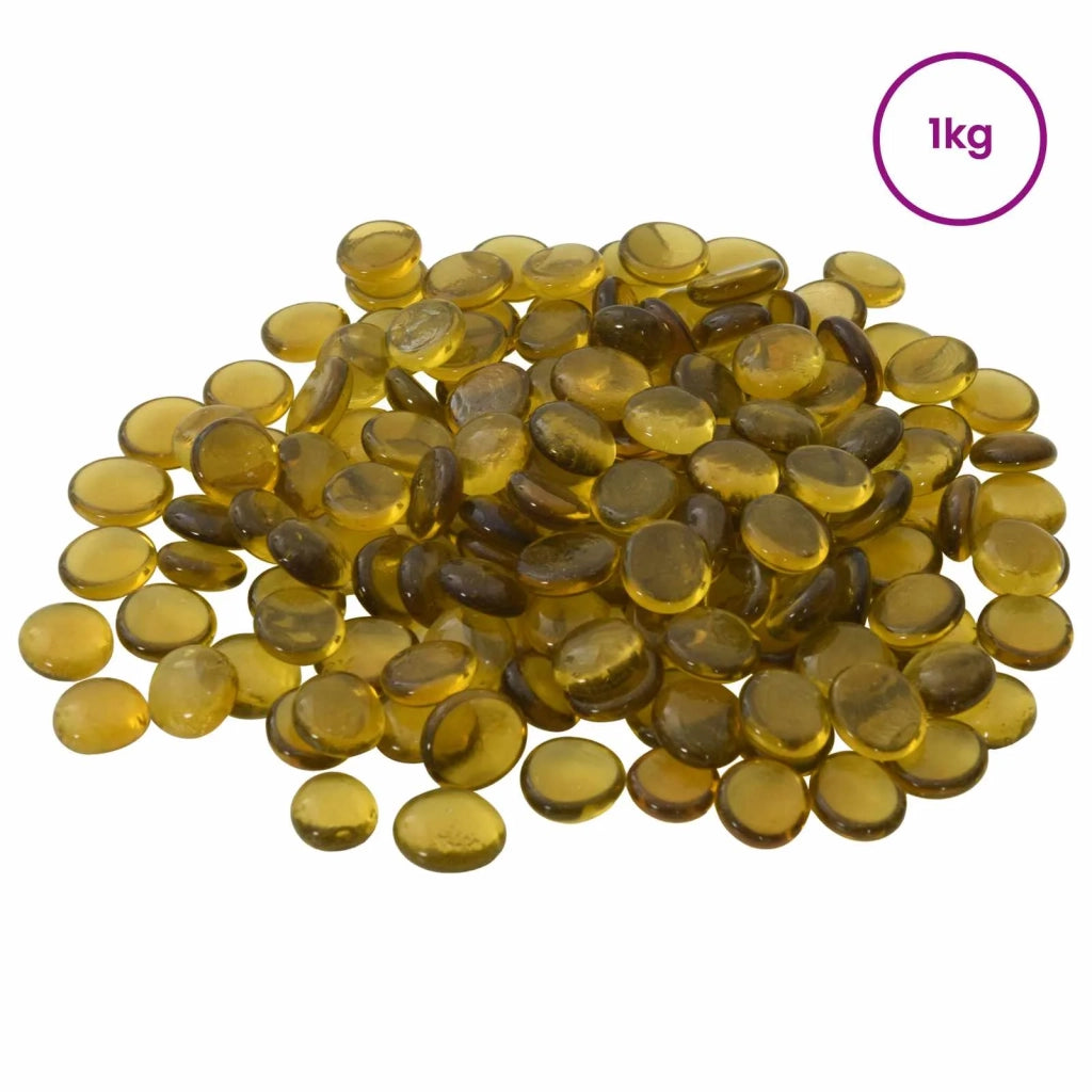 Nugget di vetro 17-19 mm Giallo Vetro 42041584