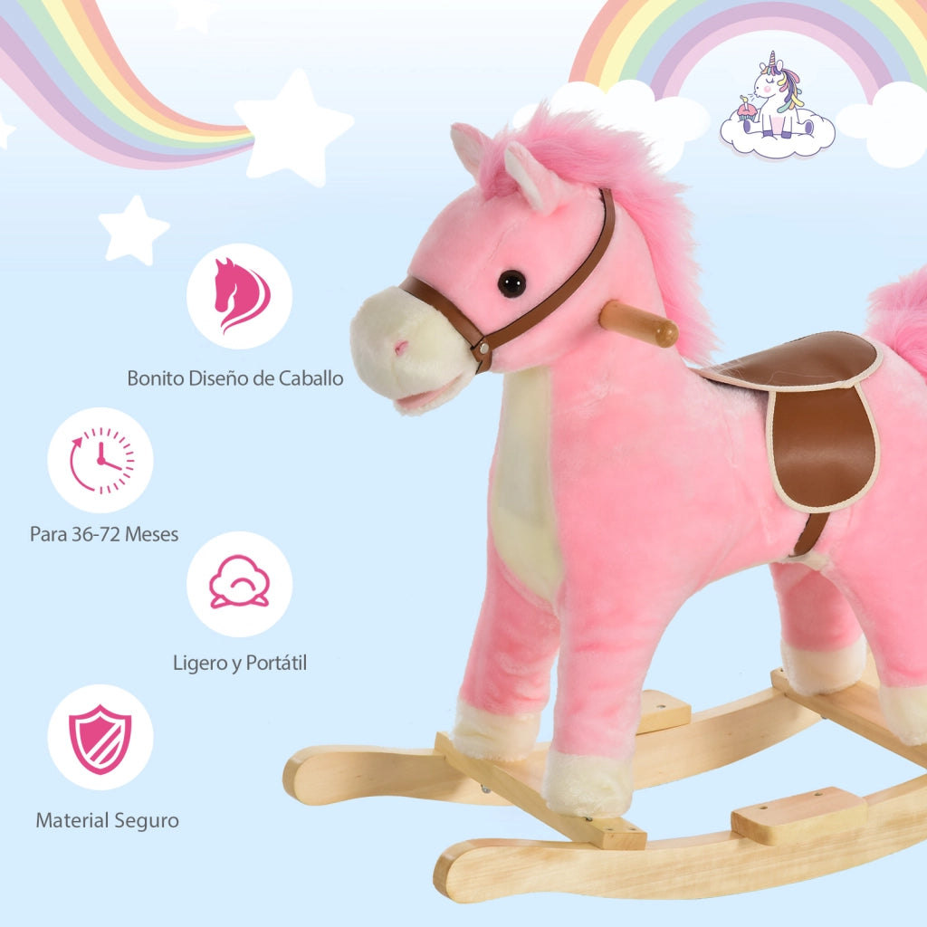 Casetta Gioco per Bambini con Suoni e Movimento ¨C Minimal ¨C Rosa 65x32,5x61 cm