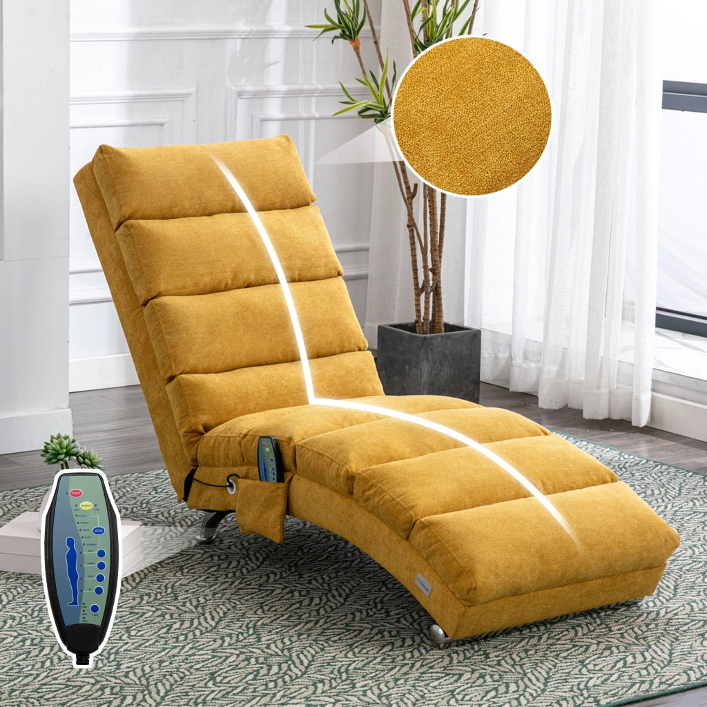 Divano Letto Relax con Vibrazione e Tasche Laterali ¨C MINIMAL ¨C Grigio