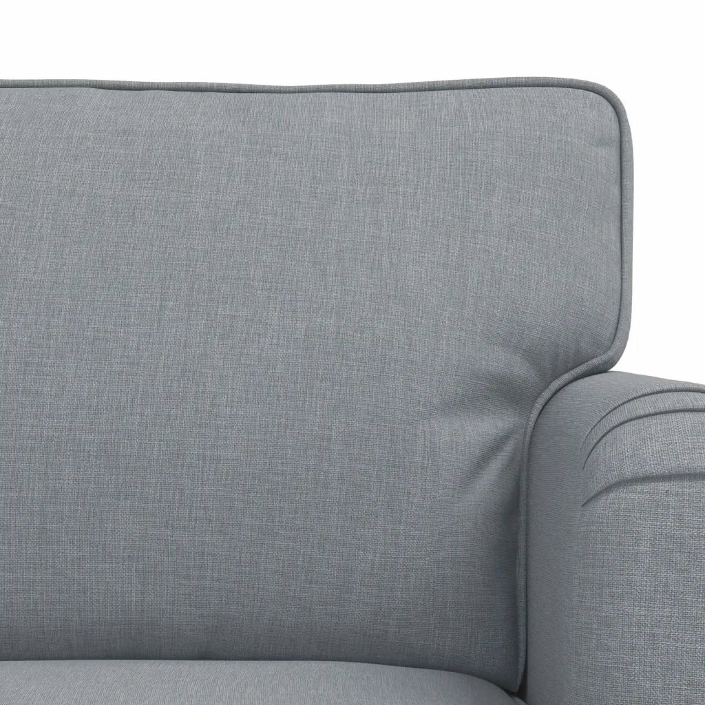 Set di divani 2 pcs Grigio chiaro 162 x 80 x 85 cm Tessuto 3407560