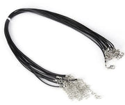 Corda intrecciata 1,5 mm - 10 pezzi - 46 cm - impermeabilizzata