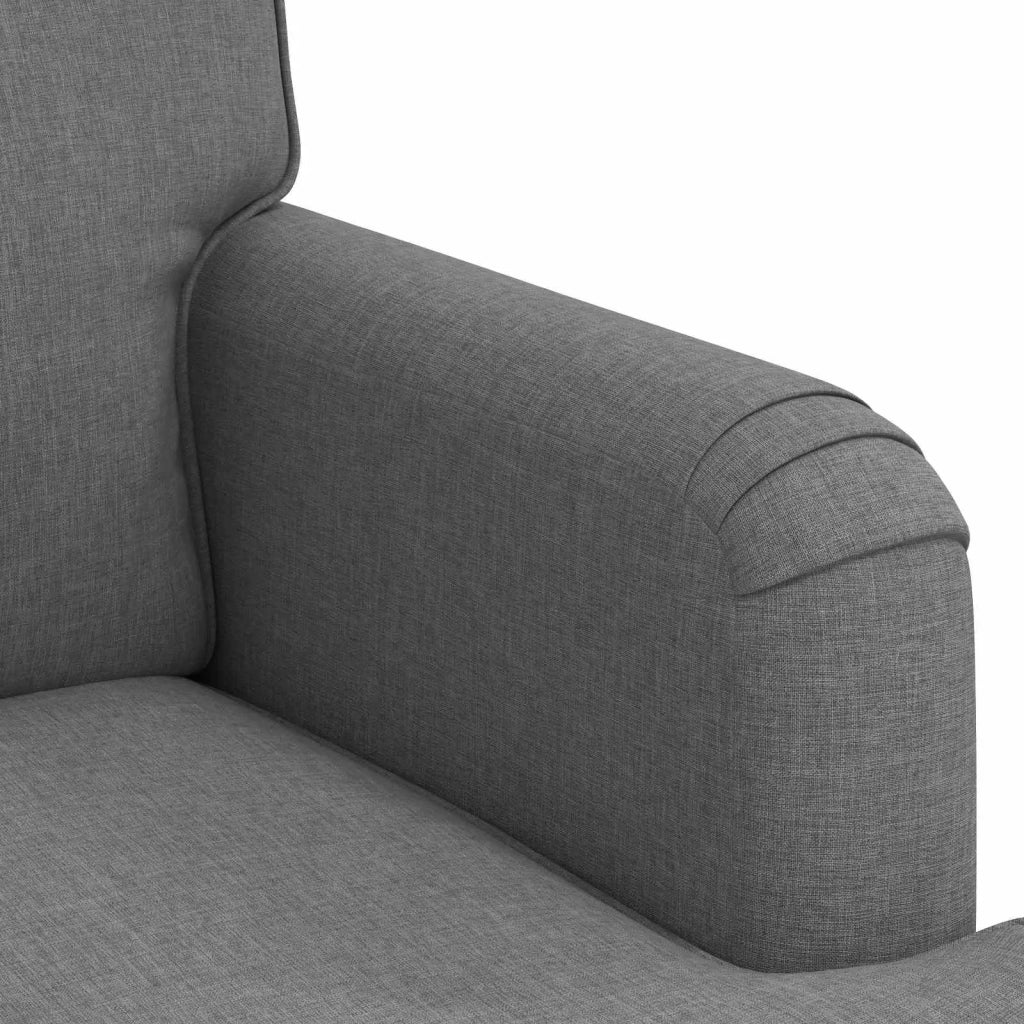 Set di divani 2 pcs Grigio scuro 144 x 80 x 85 cm Tessuto 3407517