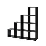 Vicco Scaffale per scale Nero 142.5 x 140 cm