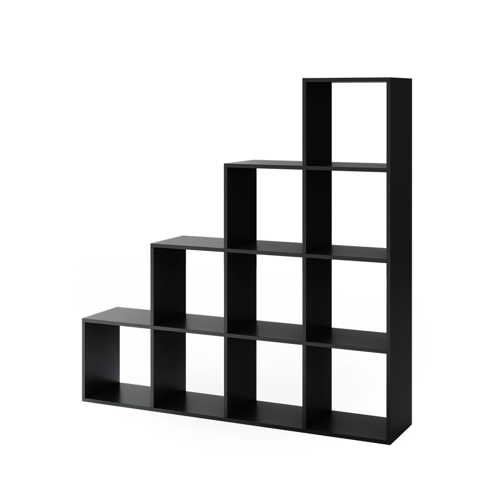 Vicco Scaffale per scale Nero 142.5 x 140 cm