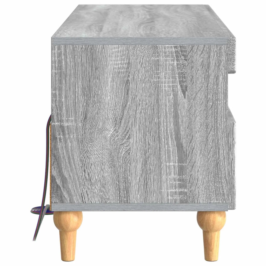 Mobile TV LED Sonoma grigio Legno ingegnerizzato 896331