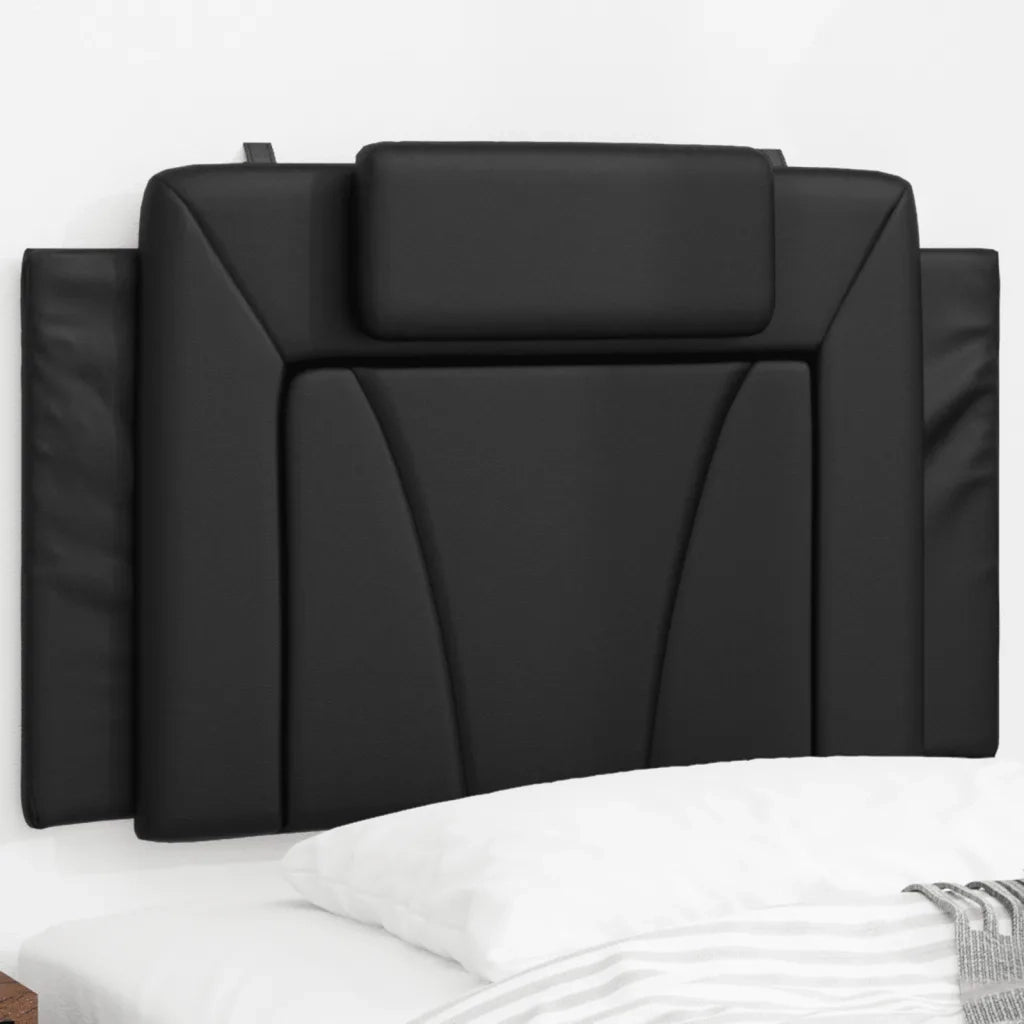 Cuscino Testiera Viana Nero 80 cm in Similpelle 374760