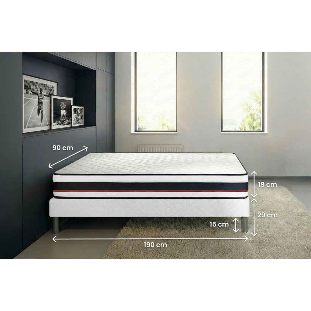 Materasso e base 90x190 cm - Energy