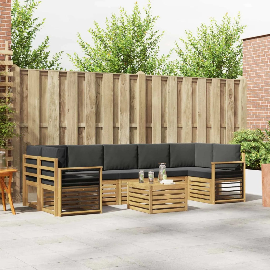Set divani Legno di Acacia Massello 3391567