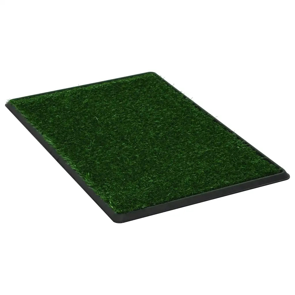 Toilette Animali con Vassoio e Prato Finto Verde 76x51x3cm WC CFW6549704