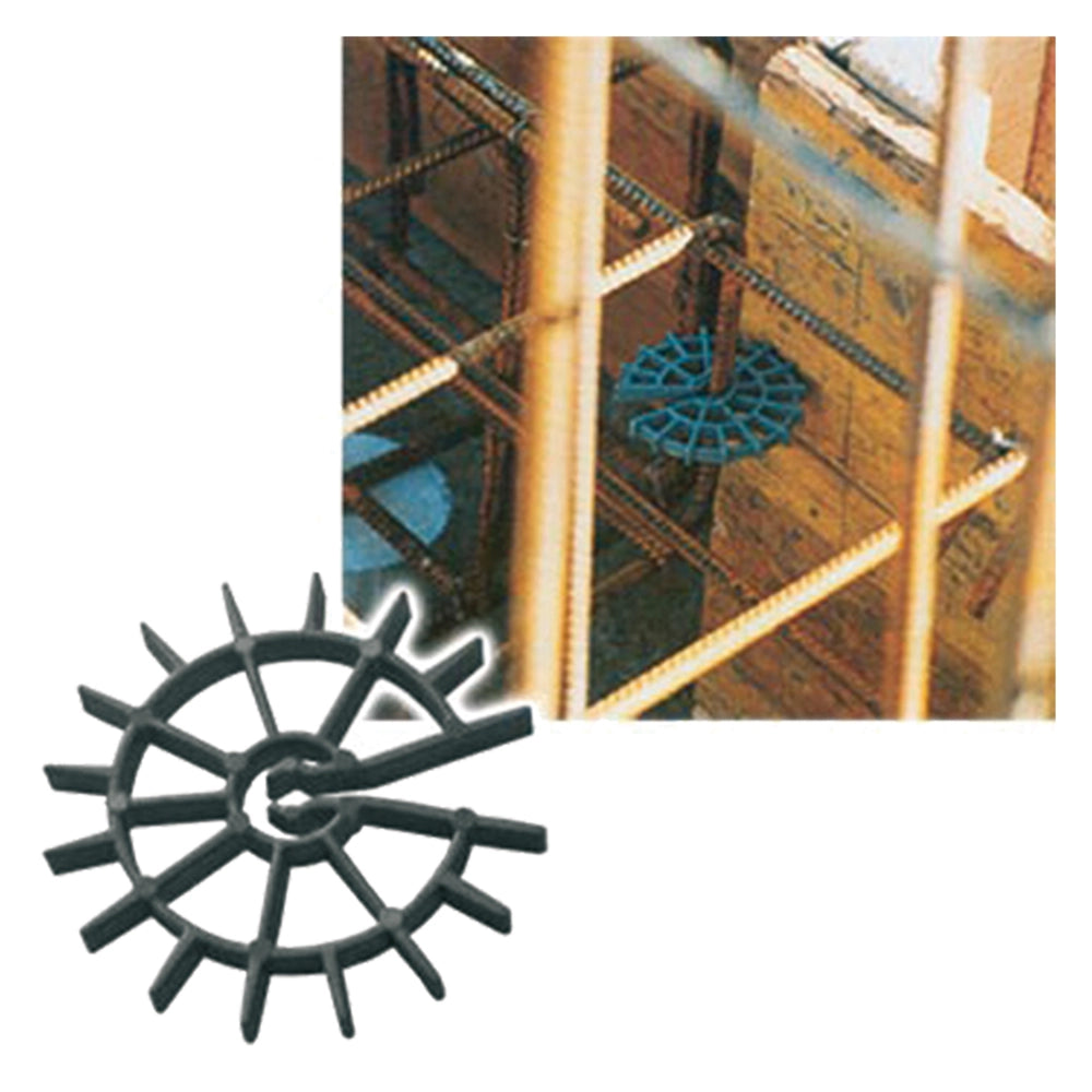 DISTANZIATORE PER CASSERO CIRCOLARE mm 50 x h.8 - per tondino min 4 max 8 mm- 1000 pezzi