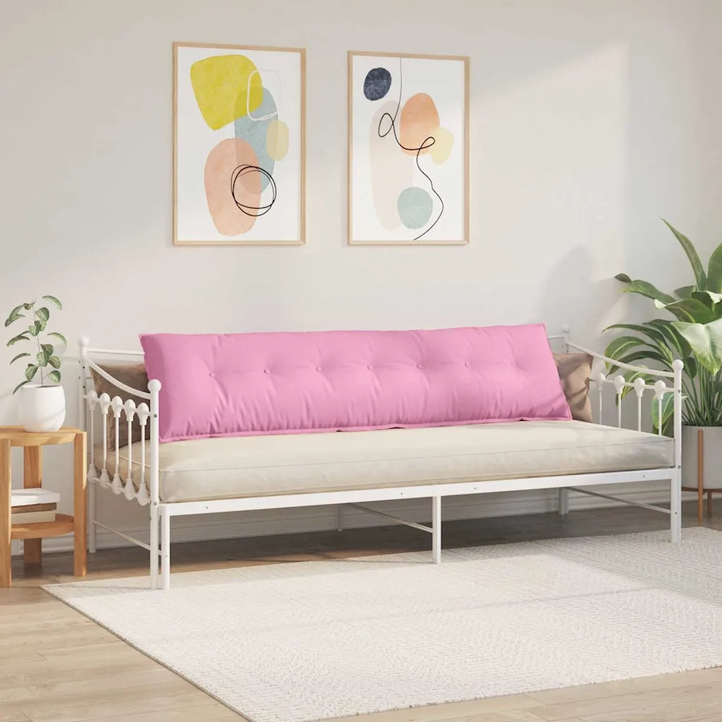 Cuscino per Schiena Rosa 200 x 19 x 50 cm Tessuto 42014974