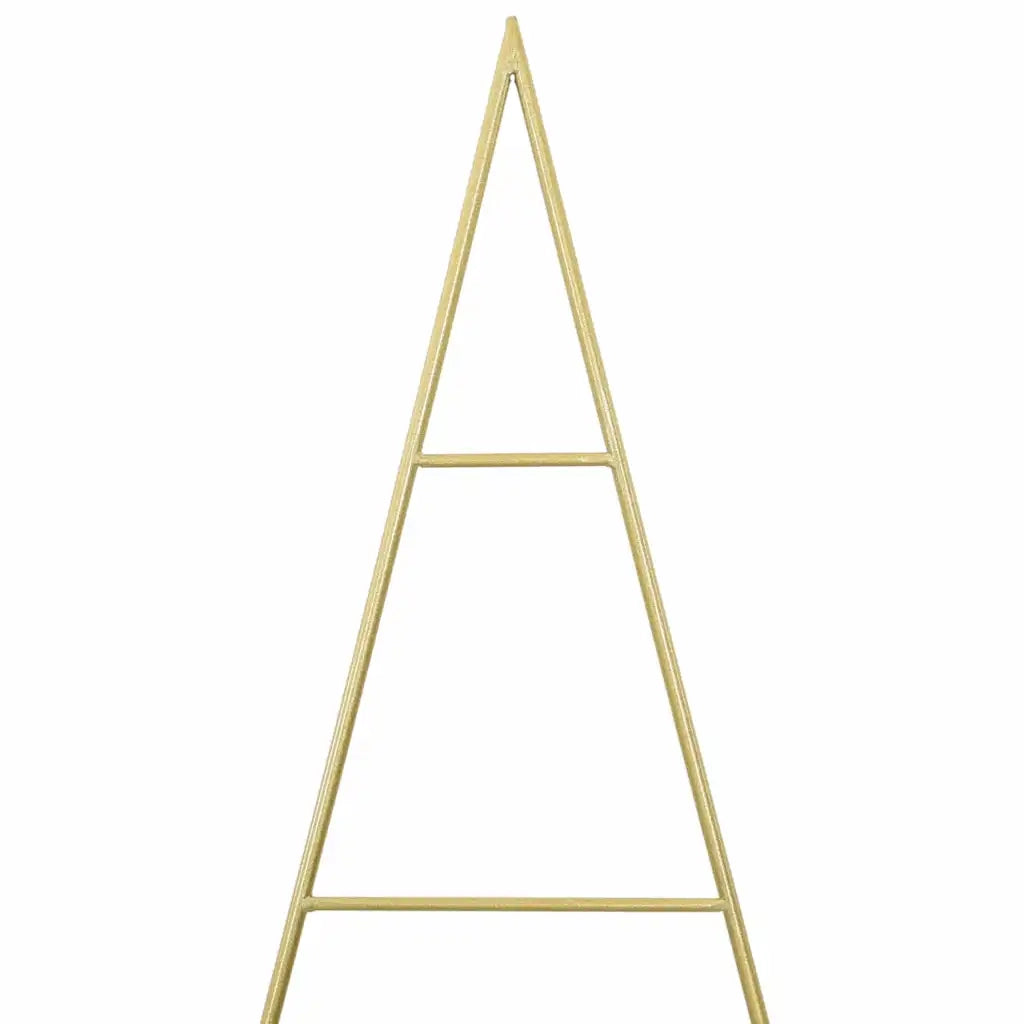 Albero di Natale in metallo con supporto Oro 181 cm 42019167