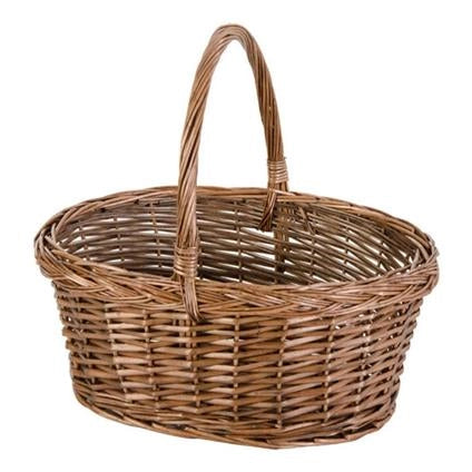Cesto in Vimini Intero 39x34 H28 cm