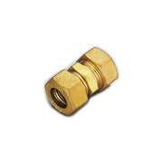 Raccordo 14x14mm diritto doppio a compressione con tenuta o-ring