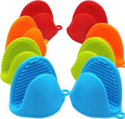 4 paia di guanti per maneggiare oggetti caldi in silicone per cucina