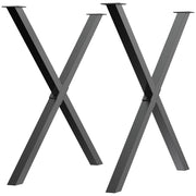 Tavolo ¨C Minimal ¨C Nero, Acciaio, 80x72