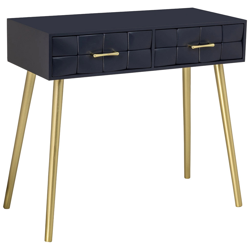 Mobile ingresso in legno nero 88x41x79h cm