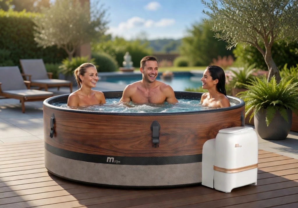 Vasca Idromassaggio da Esterno Spa Riscaldata 173x173x65 cm 6 Posti Wi-Fi Duet Diva Smart