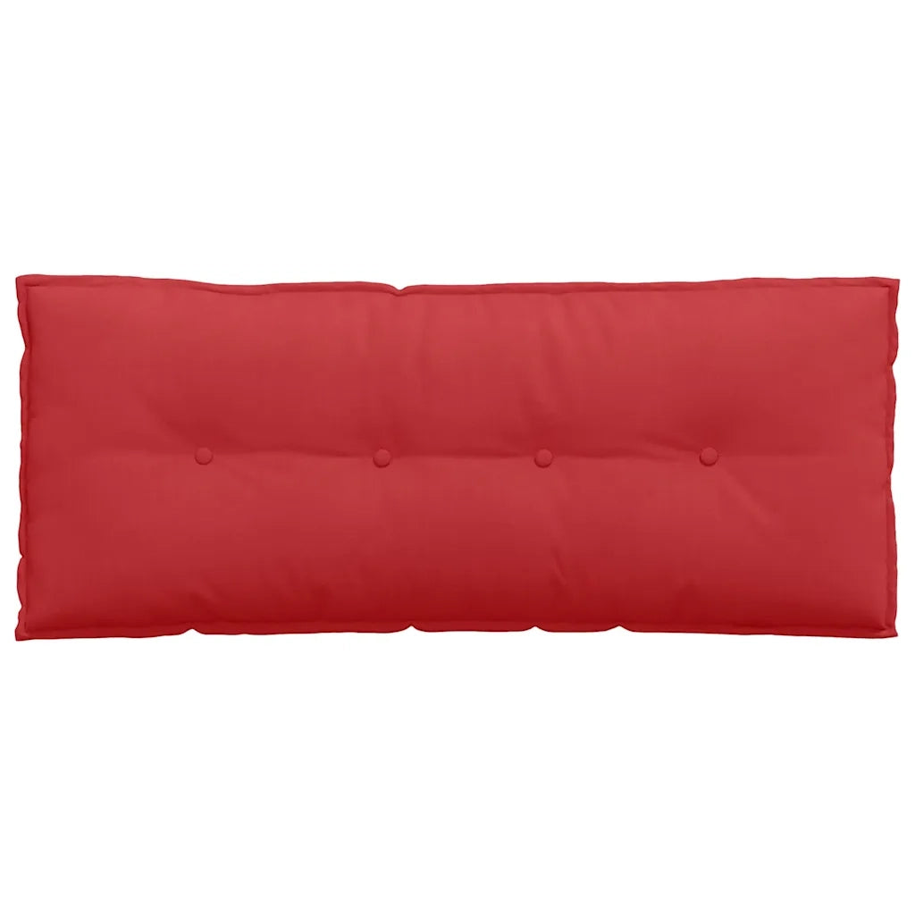 Cuscino per Schiena | Cuscino dorsale Rosso 120 x 19 x 50 cm Tessuto