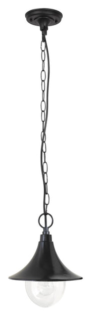Lampada a sospensione classica Konstanz nera E27 IP44