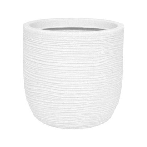 Conchino rigato Shabby Cori bianco perla 35 cm