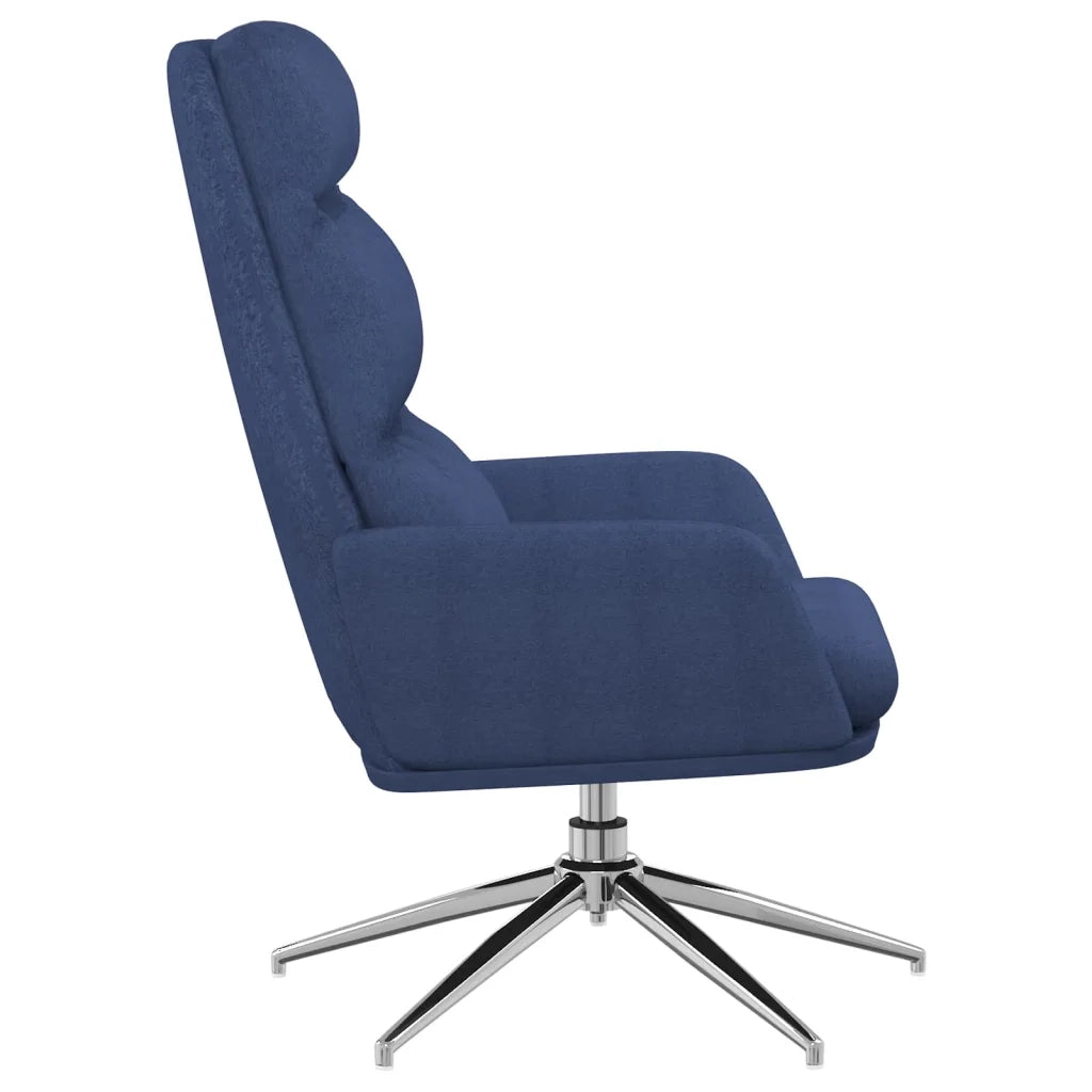 Sedia Relax Blu in Tessuto 341134