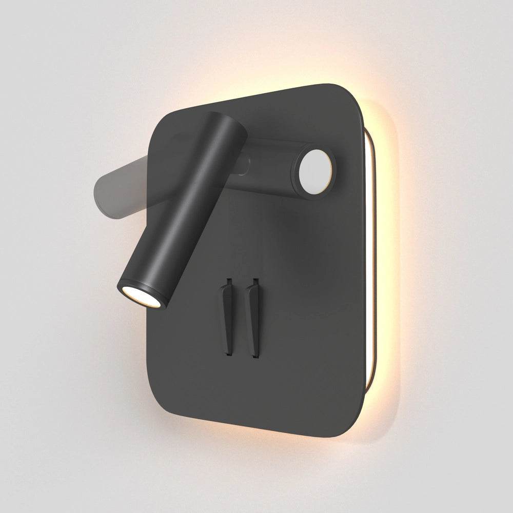 Applique Maytoni IOS 176 nera LED 9W 2 luci 3000K 550lm