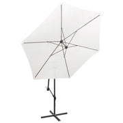 Ombrello | Parasolne a Sbalzo da Giardino 3 m Bianco Sabbia