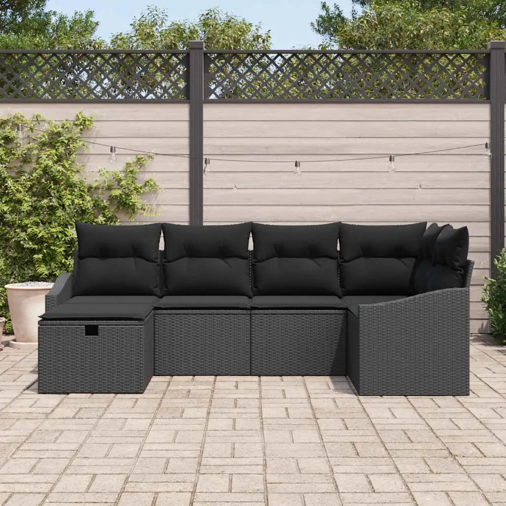 Set di divani con cuscino 7 pcs polyrattan