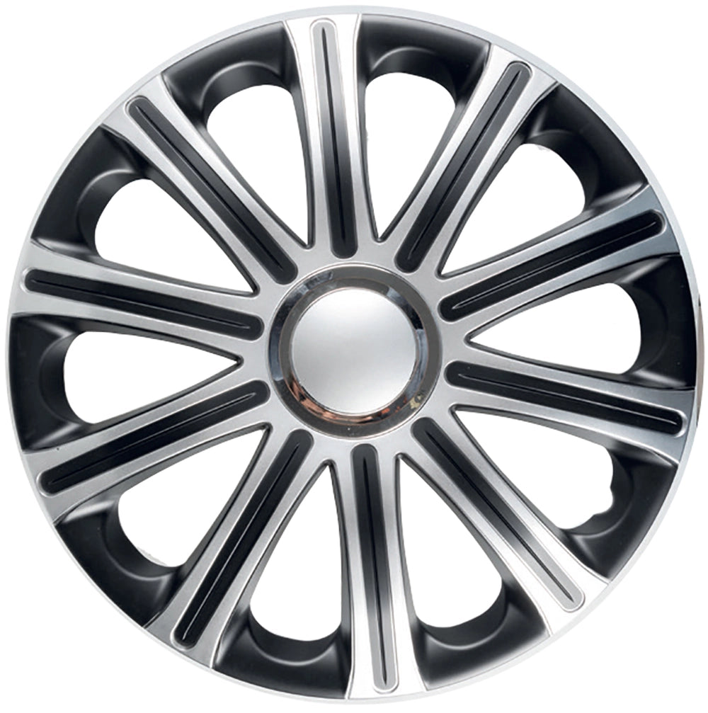 "Borchie Set calotte auto Modena Ner/Grig 16"" in scatola"