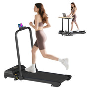 Tapis Roulant Pieghevole 2,5 HP ¨C Minimal ¨C Nero, LED, Telecomando, 10 km/h
