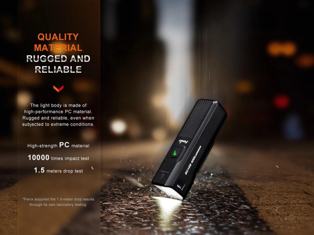Luce per bicicletta FENIX BC15R 400 lumen 78 metri
