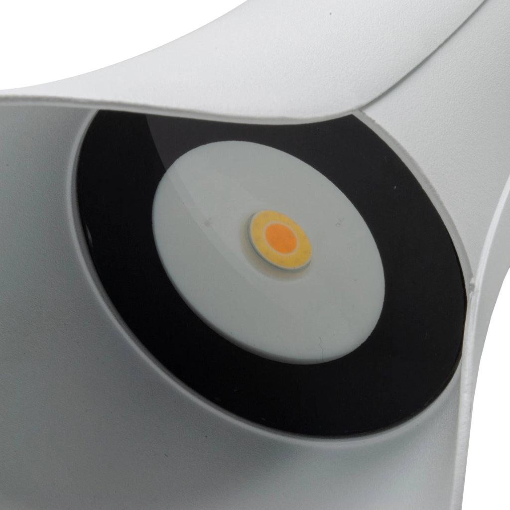 BOSTON Applique murale doppio fascio IP65 10w tecnologia LED CCT 3 tonalita di luce lampada parete UP DOWN balcone facciate 230V BIANCO