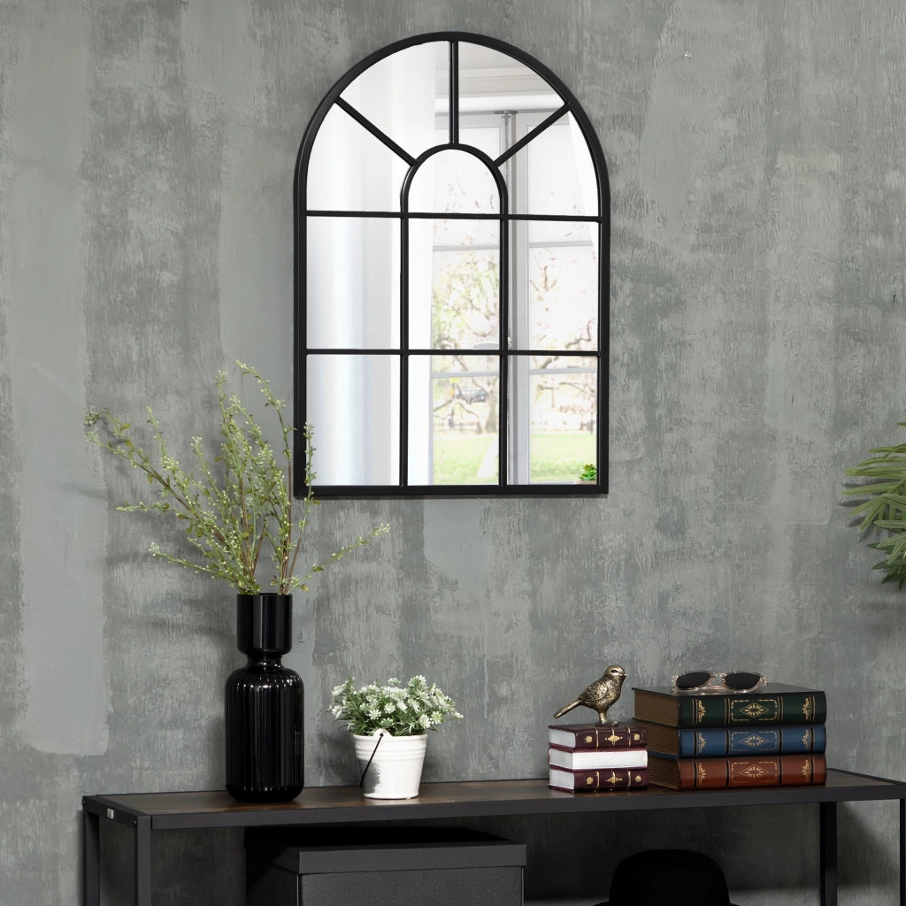 Specchio da Parete 50x70cm ¨C Zephmum ¨C Nero Moderno