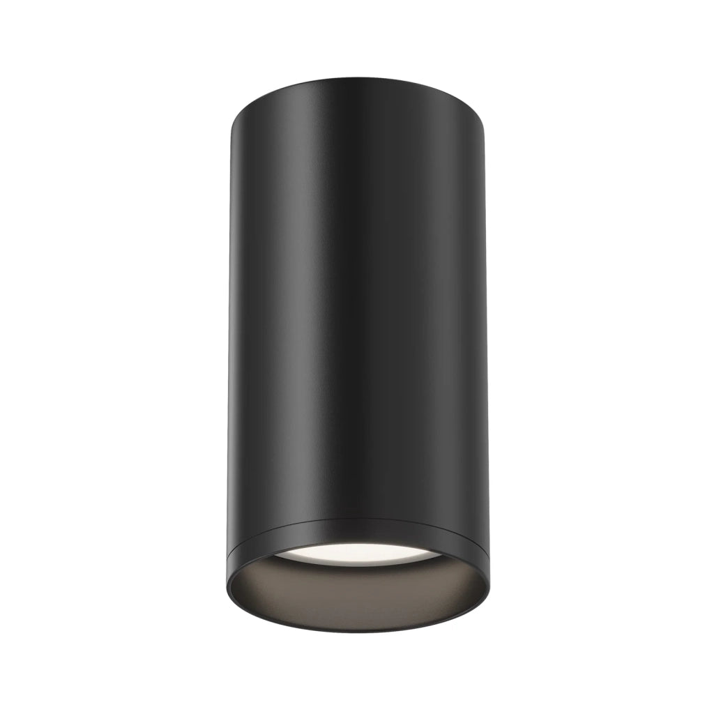 Maytoni Lampada da soffitto moderna FOCUS S 1 luce GU10 nero metallo