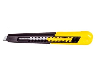 CUTTER PICCOLO MM.9,5 CON BLOCCAGGIO RAPIDO- - sfuso (1-10-150) - 6 pezzi STANLEY