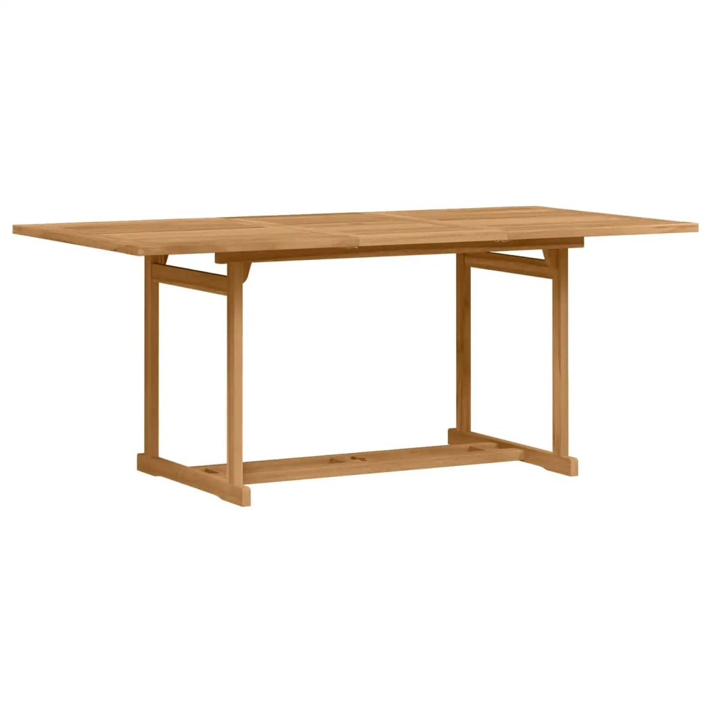 Set da Pranzo per Giardino 9 pcs Marrone Legno di teak solido 3375779
