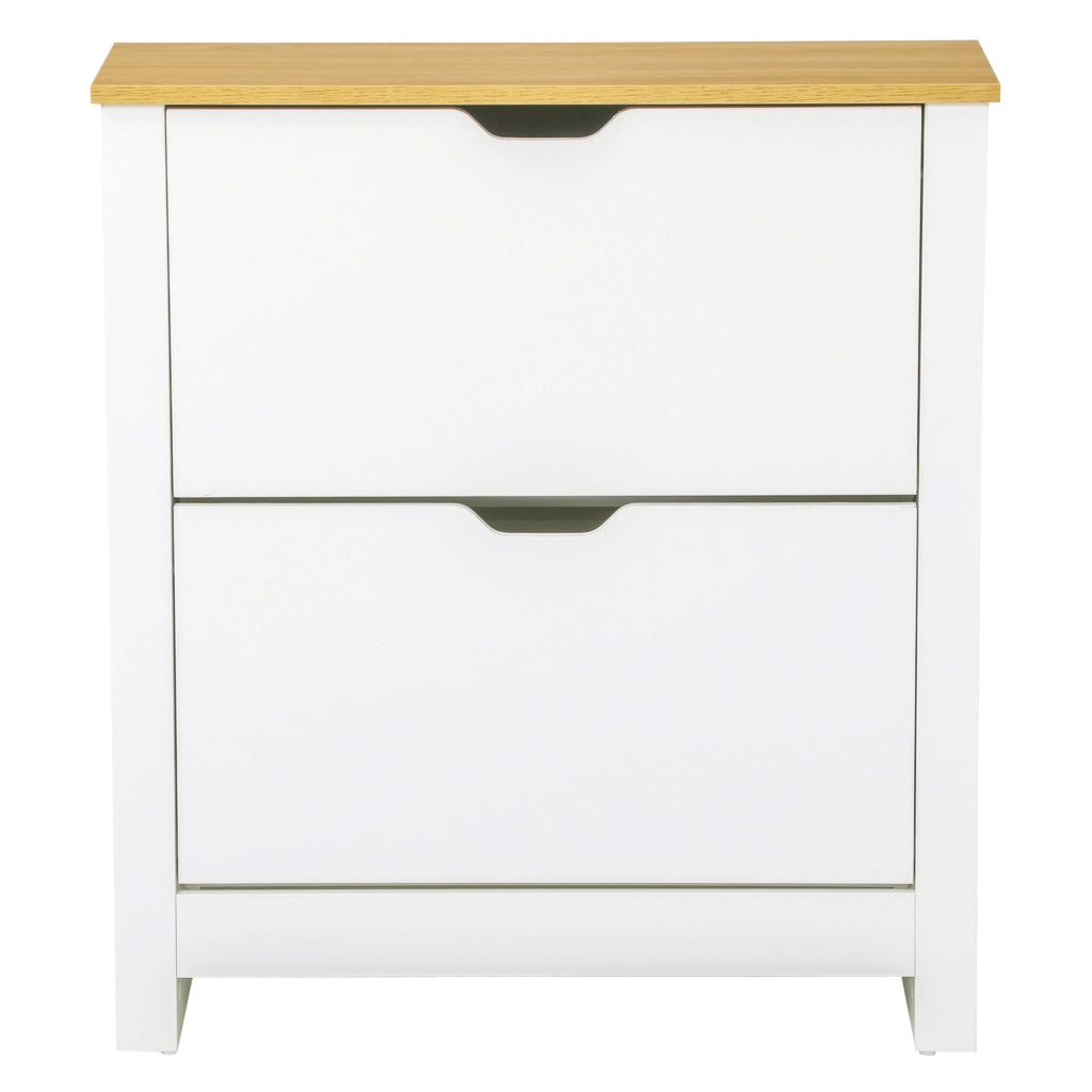 Scarpiera con cassetti e ripiani ¨C zephmum ¨C bianco 72x26x80 cm