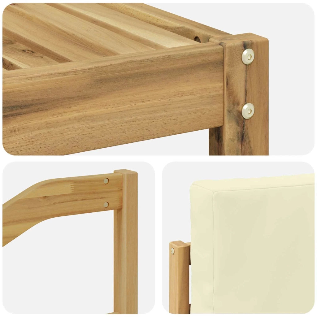 Set divani Legno di Acacia Massello 3392560