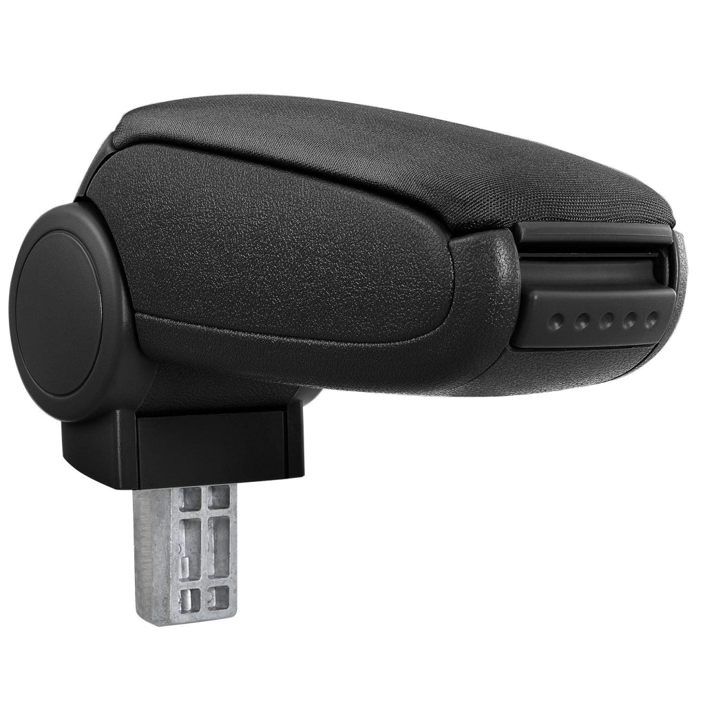 Bracciolo centrale per VW Golf 7 con scomparto imbottito in tessuto nero 03_0000743