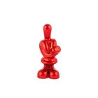 Funky Scultura Pop Scacciaguai - Dito Medio Rosso h.28