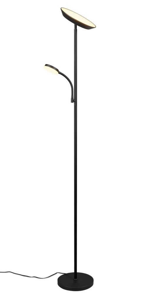 Lampada da terra LED nera dimmerabile 178 cm SPECTER RL