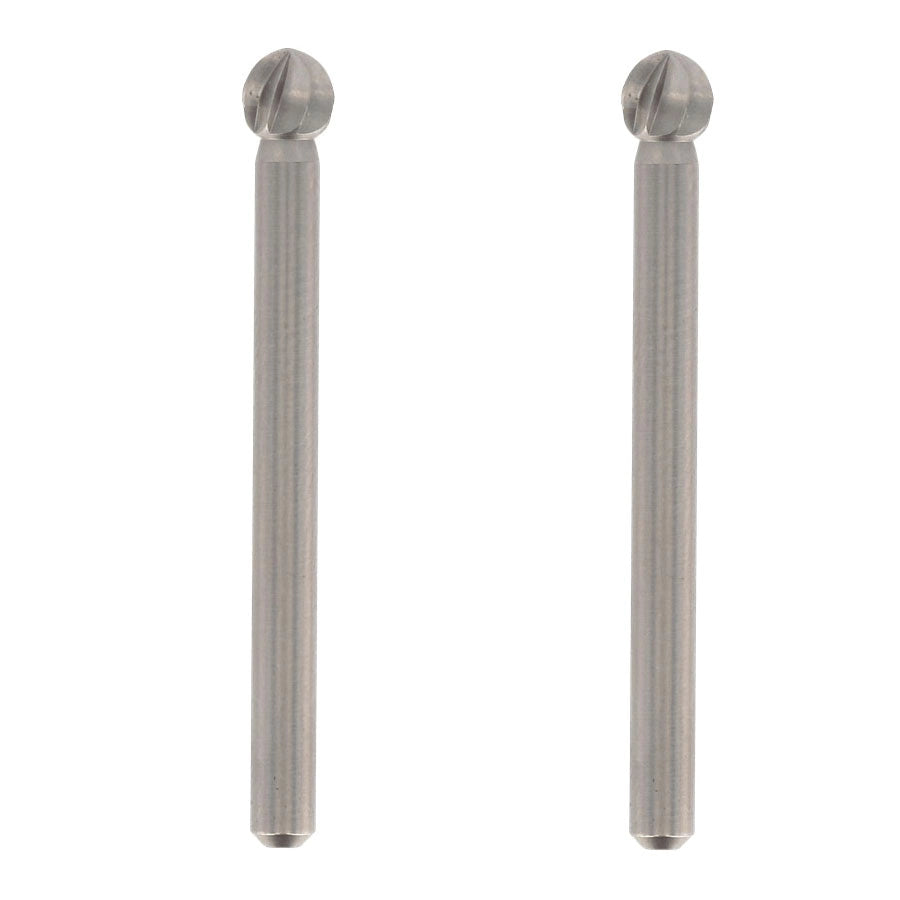 Frese per Incisione Dremel ad Alta Velocità Sferiche Cilindriche Triangolari Formato: Fresa sferica Ø 4,8 mm - 192