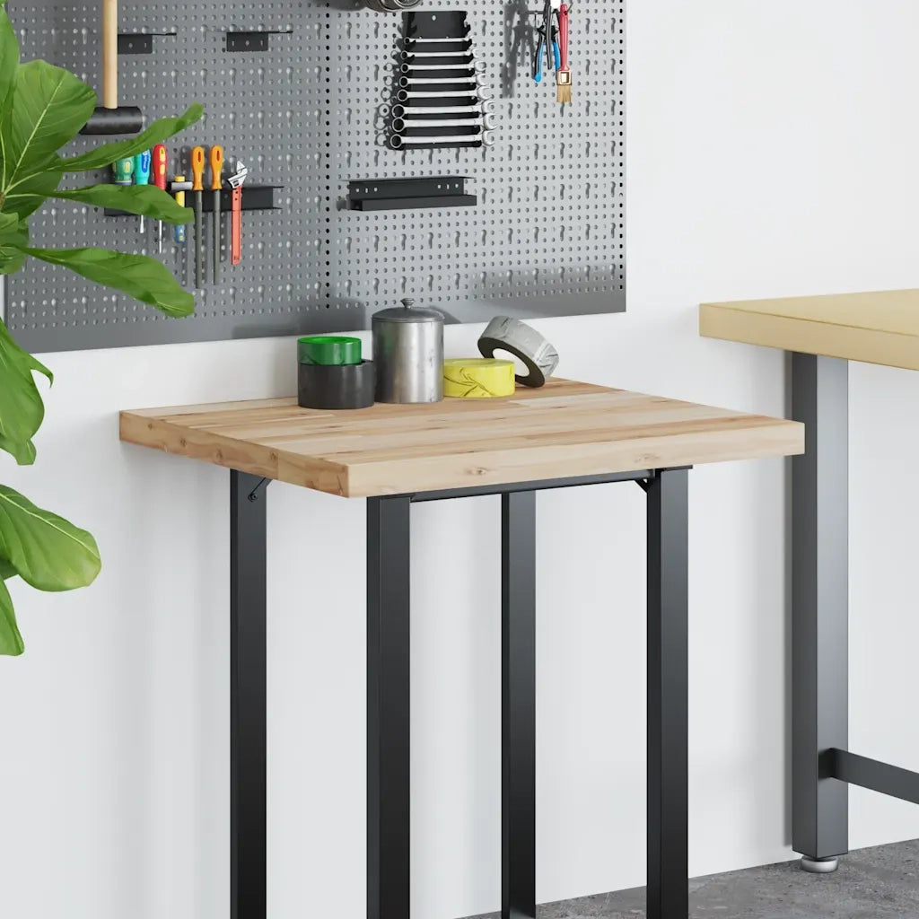 Piano Tavolo | Superficie Tavolo | Piano Scrivania Non Trattato 100x60x4cm Legno Massello Acacia