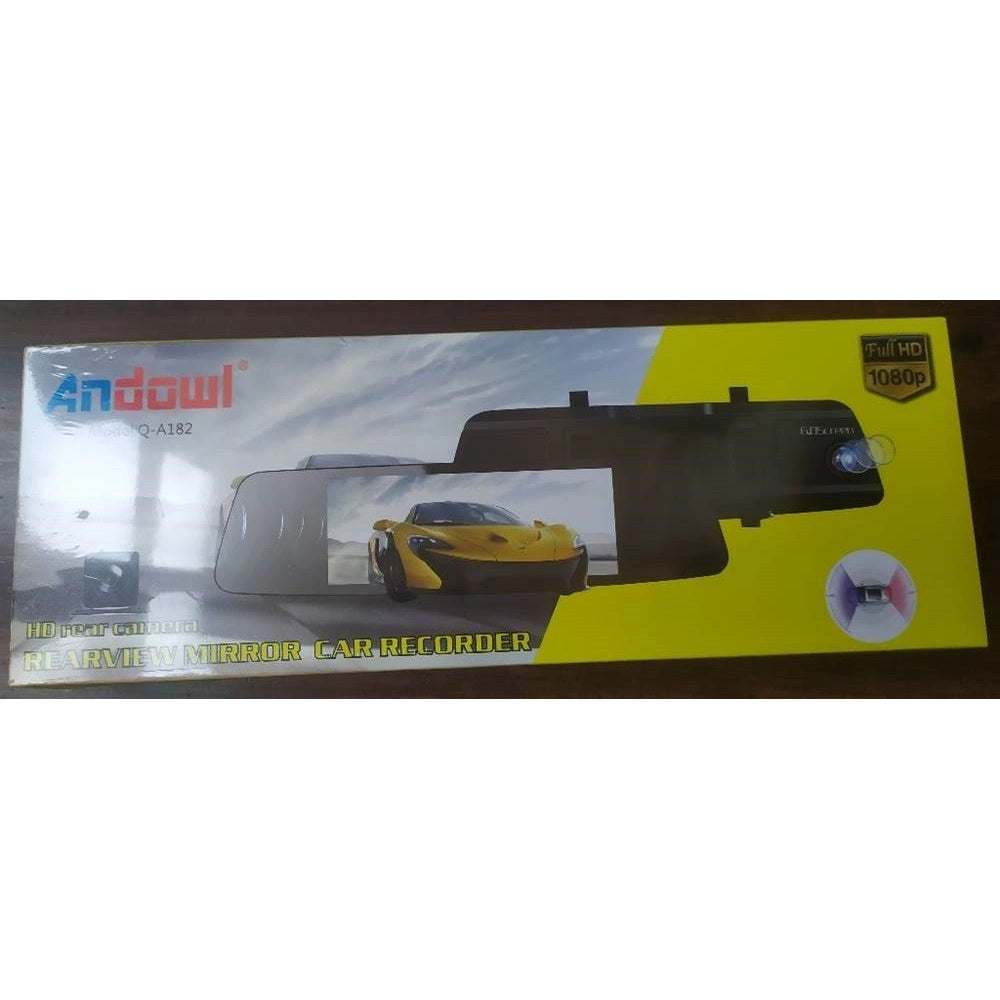 Trade Shop - Specchietto Camera Posteriore Hd Registratore Auto Specchio Retrovisore Q-a182 -