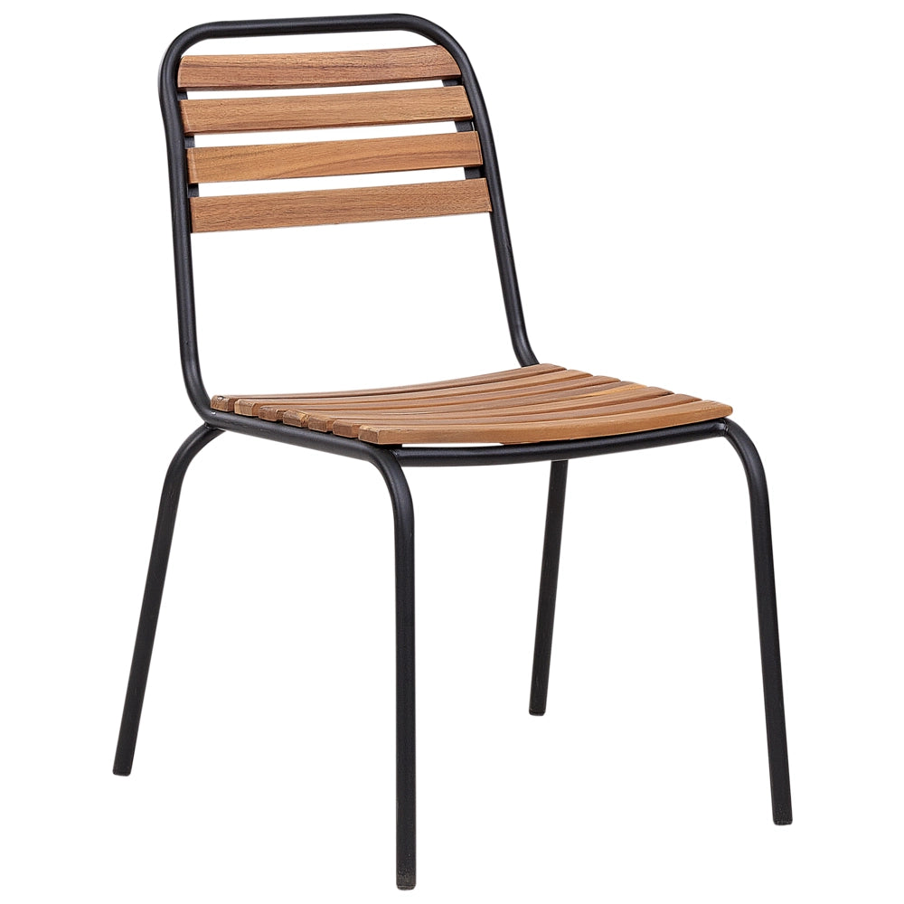 Set da pranzo da giardino rustico a 6 posti Tavolo da esterno e Sedie con braccioli stile rustico