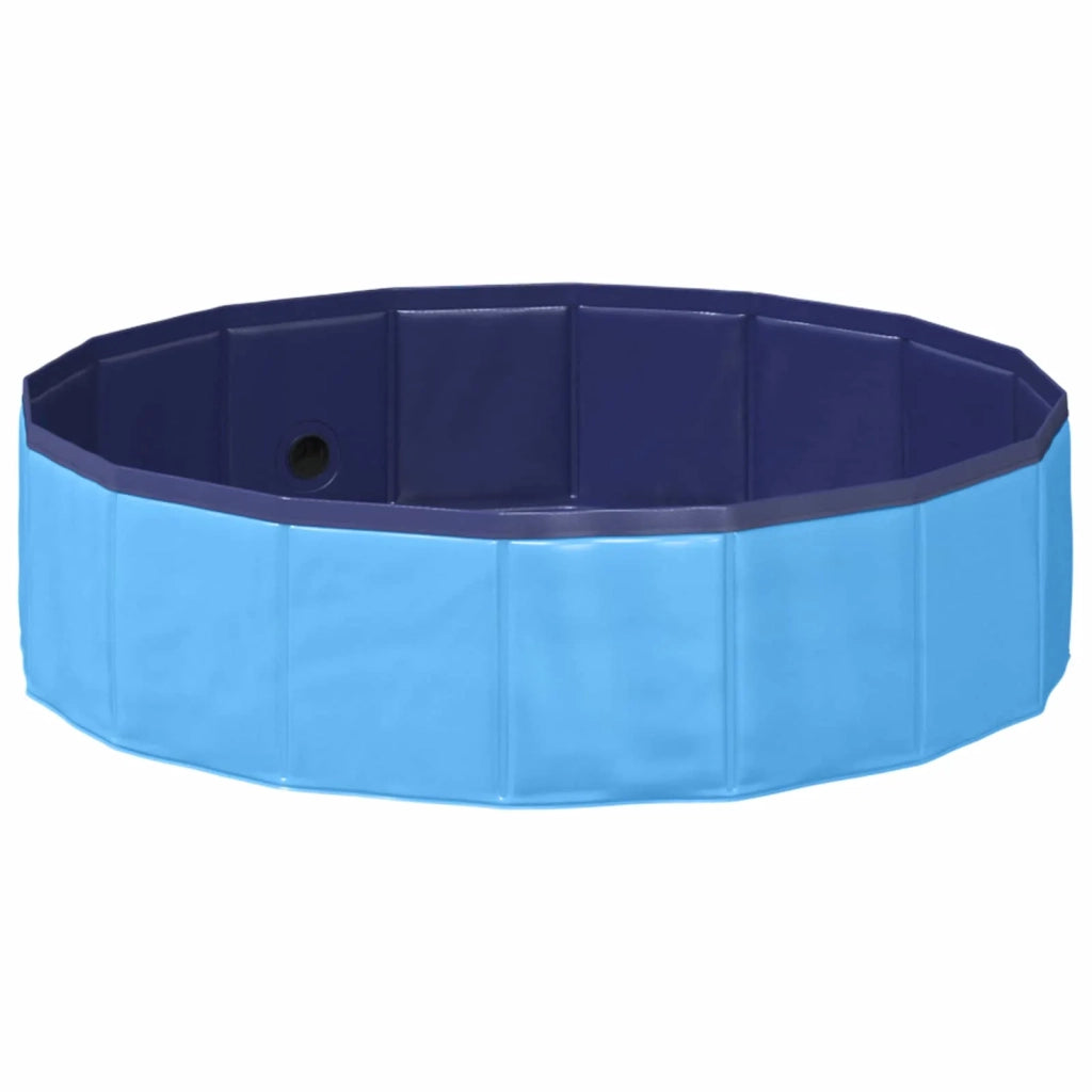 Piscina Pieghevole per Cani Blu 80 x 80 x 20 cm PVC 3416320