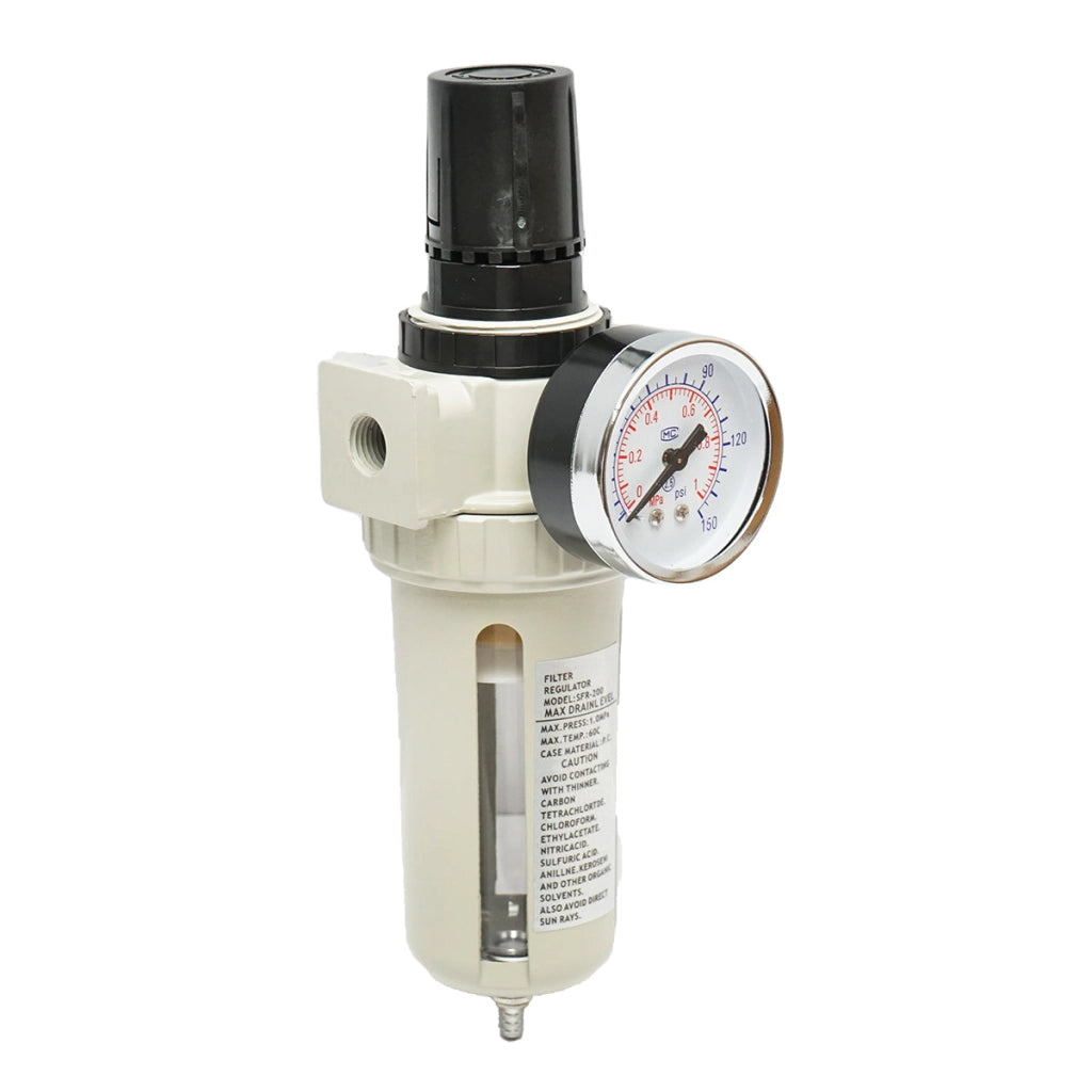 Filtro aria con regolatore di pressione max 1 MPa, 150 psi Hoteche