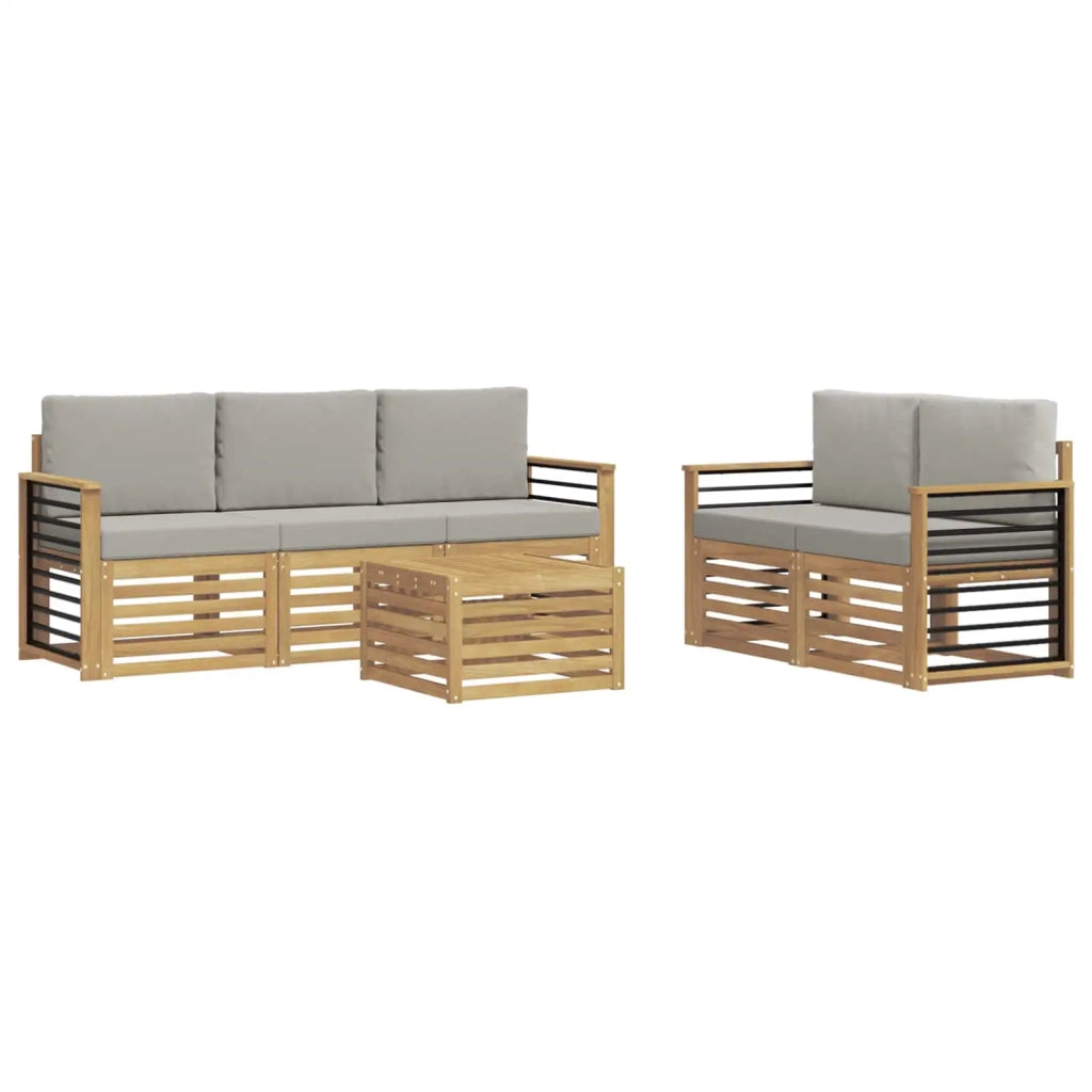 Set divani Legno di Acacia Massello 3391406