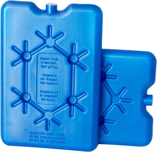 Pacchetti di ghiaccio - Contenitore di ghiaccio/termos - 16 pezzi - Blu - Plastica - 200 ml